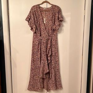 Mac Studio wrap dress 3x